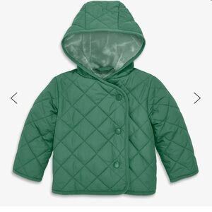 Primary baby quilted fleece lined jacket